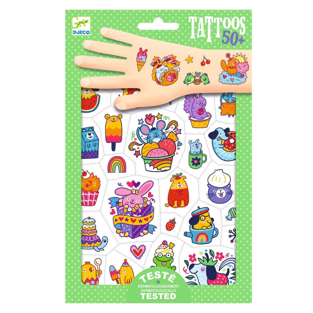 Tattoos, Sweet Mini, Djeco