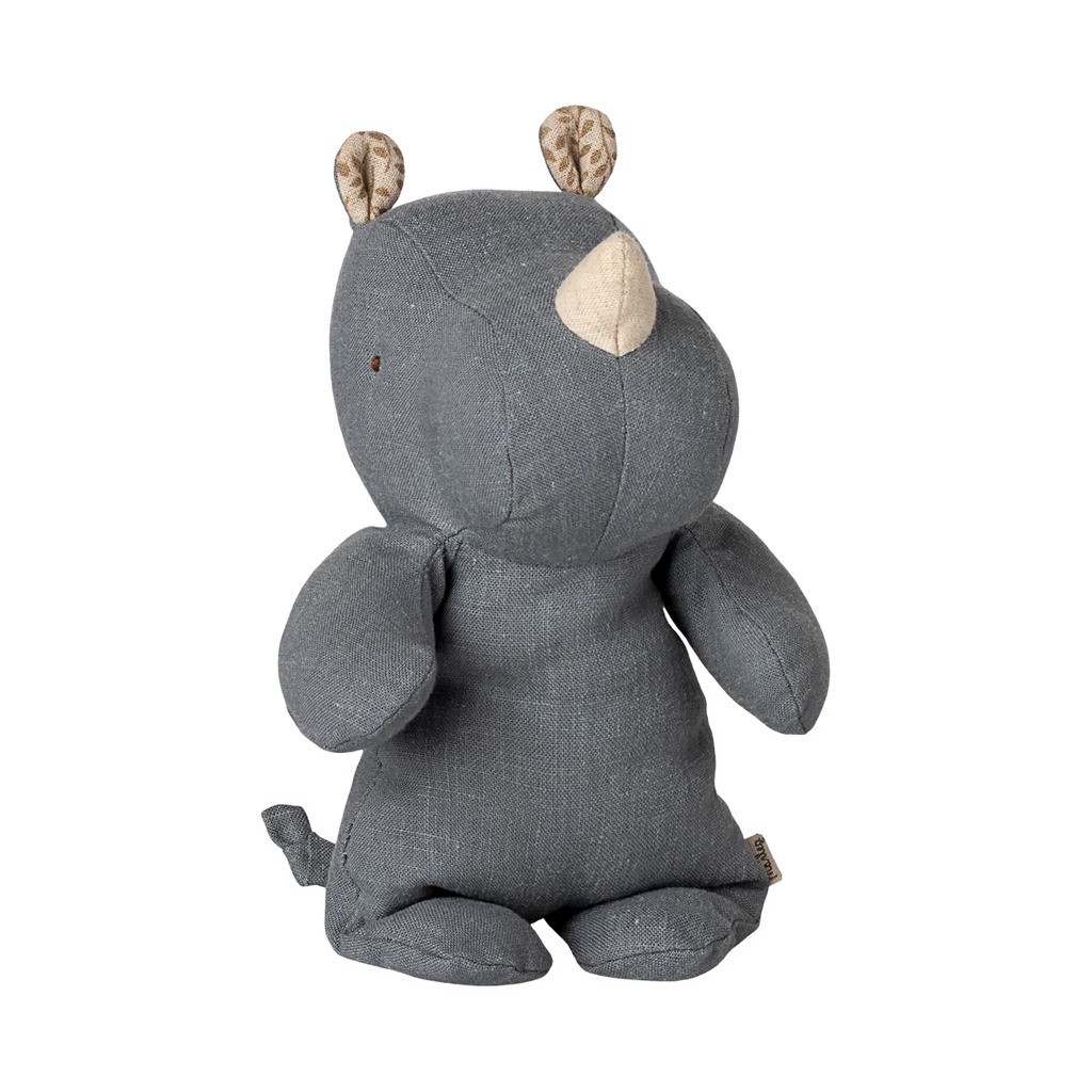 Safari friends, Næsehorn, Lille - Støvet blå, Maileg