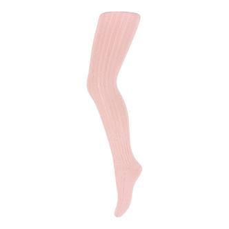 Silver Pink, Uld Rib Strømpebukser, MP Denmark