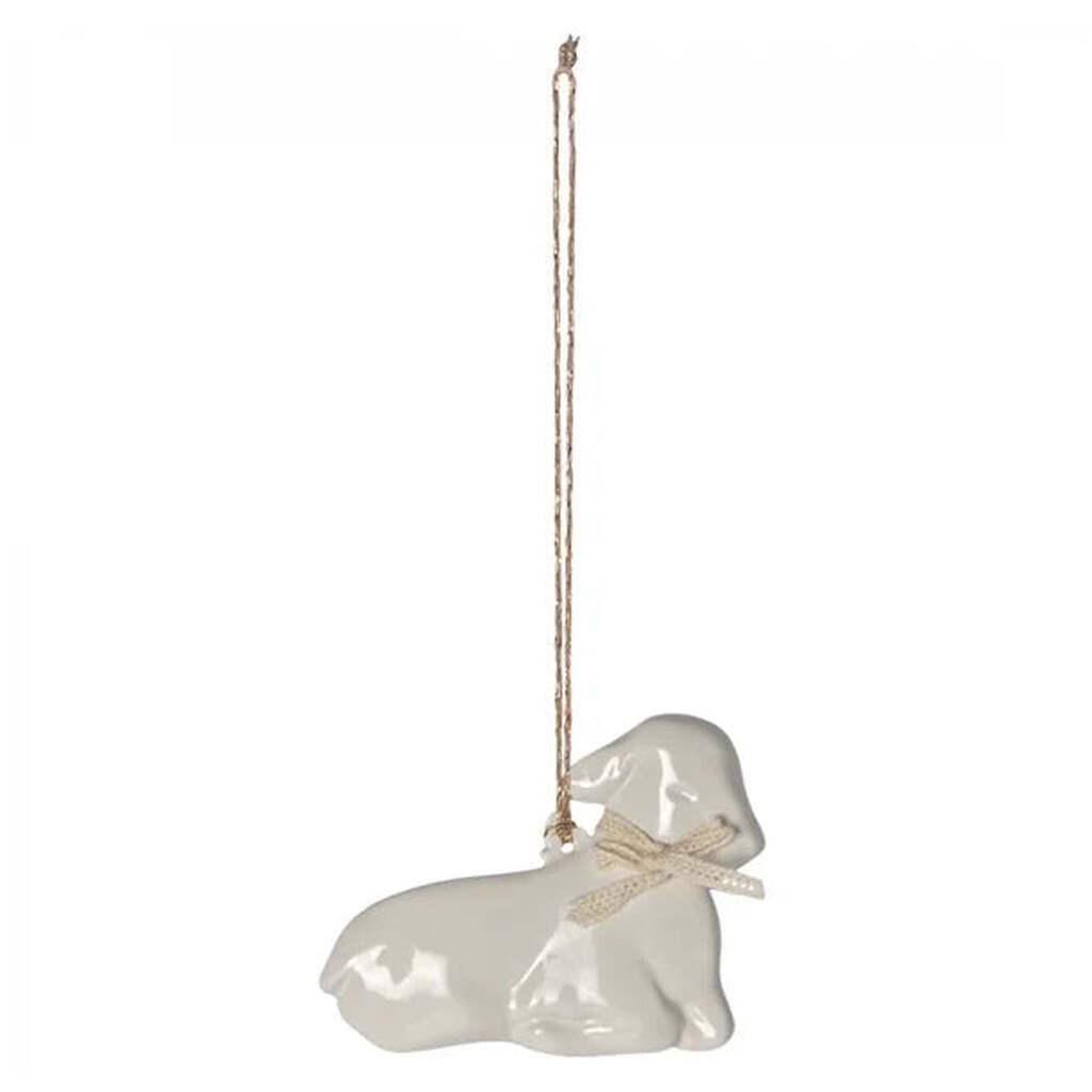 Lam Metal Ophæng, Råhvid, Maileg