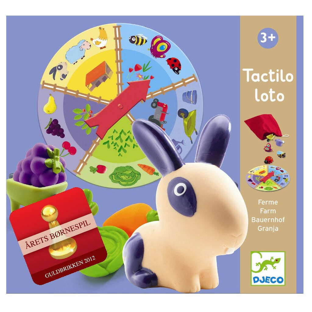 Tactil Lotto, Rør og Følespil, Djeco