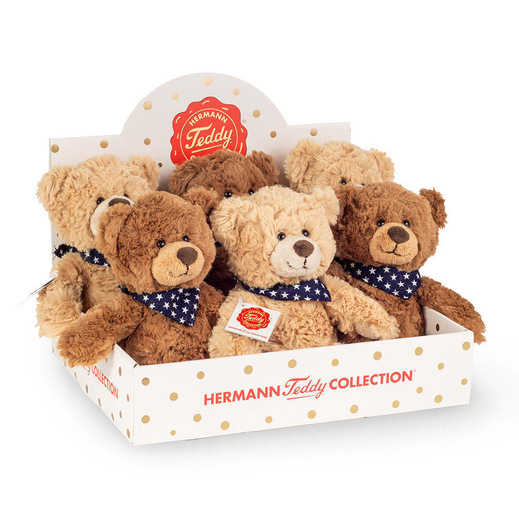 Bamse 23 cm assorterede farver, Teddy Hermann