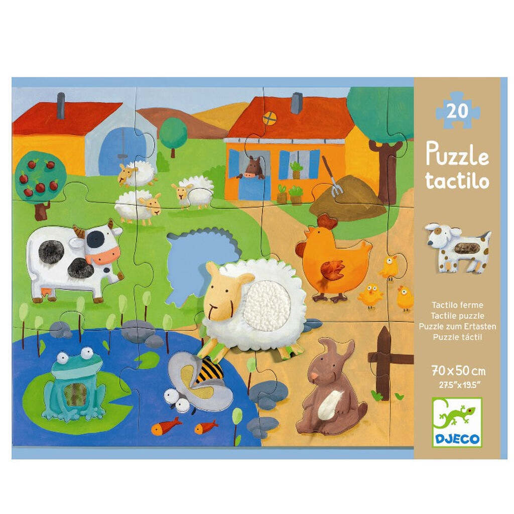 Rør og Føl Puslespil Bondegården