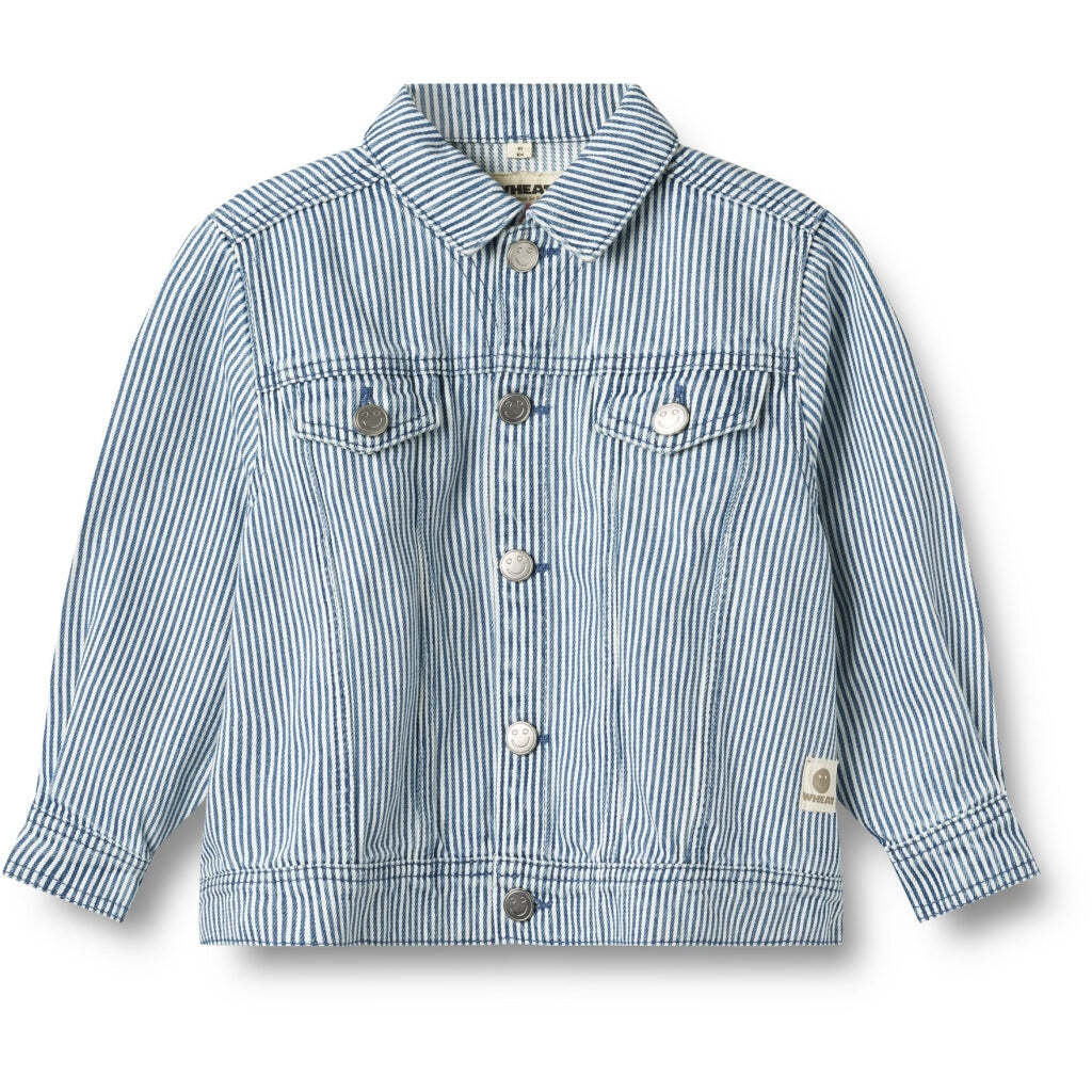 Vive Denimjakke, Ink Stripe, Wheat