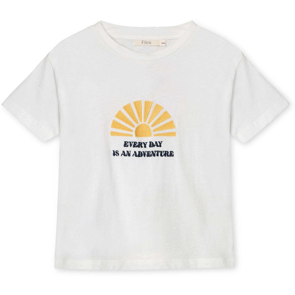 Sommer Sun T-shirt, Cloud Dancer, Fliink