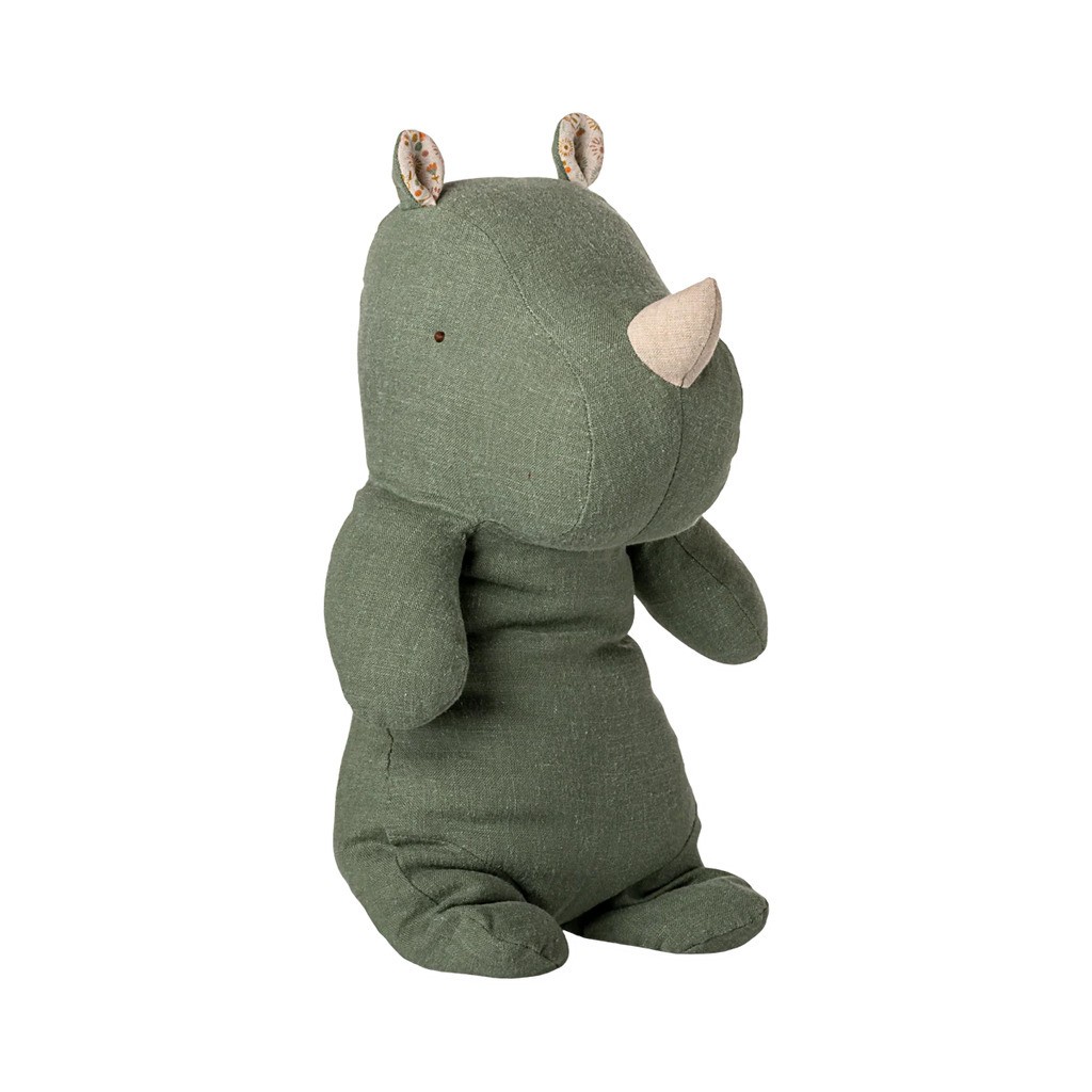 Safari friends, Næsehorn, Medium - Salviegrøn, Maileg