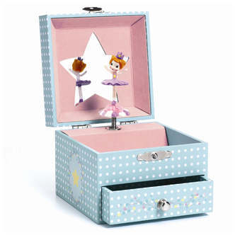 Lille Smykkeskrin med musik, Ballerina, Djeco