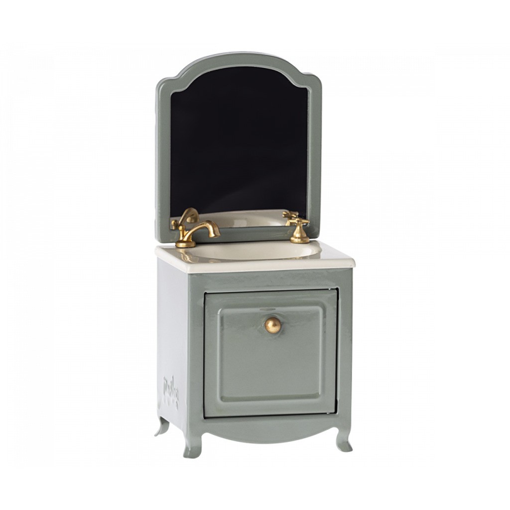 Vask med spejl, Dark Mint, Maileg