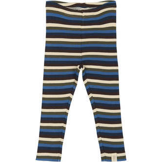 Leggings Modal Multi Stripe, True Navy, Petit Piao