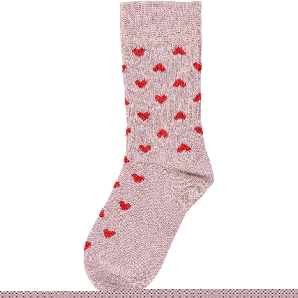 Hjerte Bambus Sokker, Rose Heart, Minipop