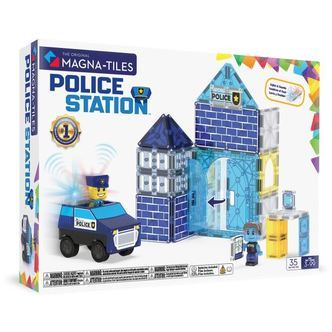 Magna-Tiles Politistation, 35 stk.
