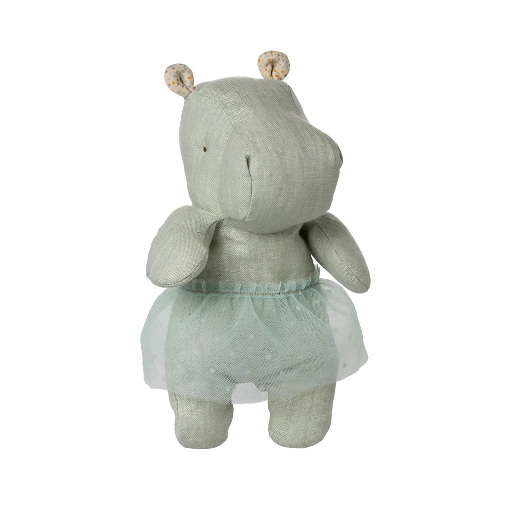 Safari friends, Flodhest M. Tylskørt, Mint, Lille, Maileg