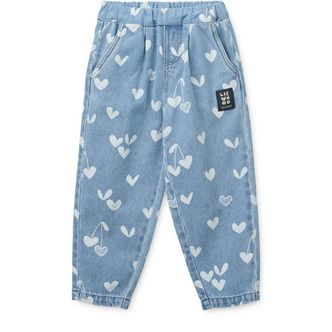 Borris Denim Pants, Sweethearts/Light Blue Denim, Liewood