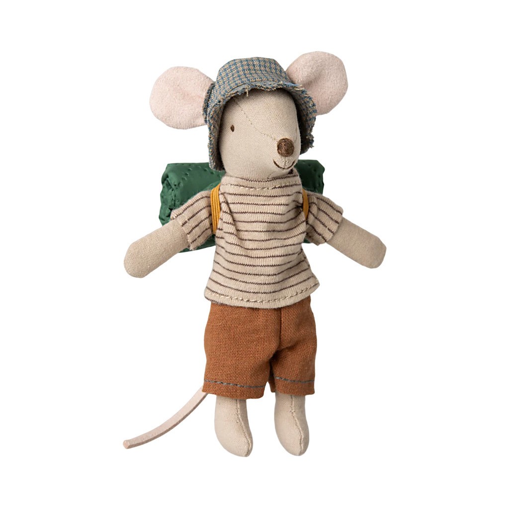 Vandremus, Storebrormus 12 cm, Tynde Striber, Maileg