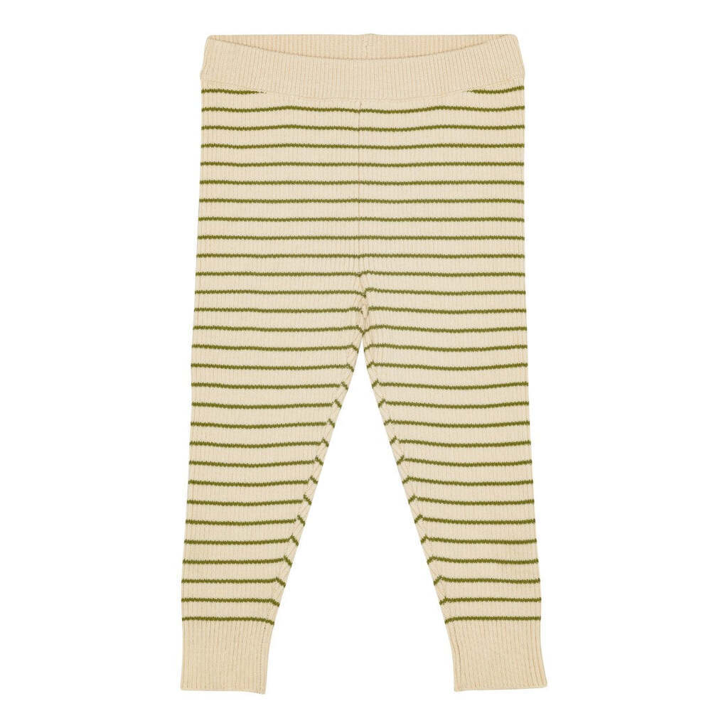 Flye Leggings, Warm Cotton/Green, Flöss