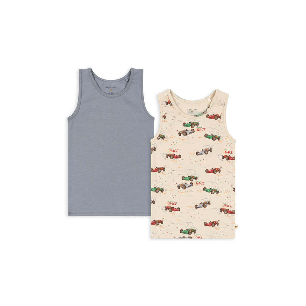 2-Pak Undertrøje Tank Top, Tradewinds/Grand Prix, Konges Sløjd