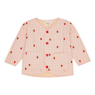 Dolly Jakke, Pink Berry Gingham, Flöss