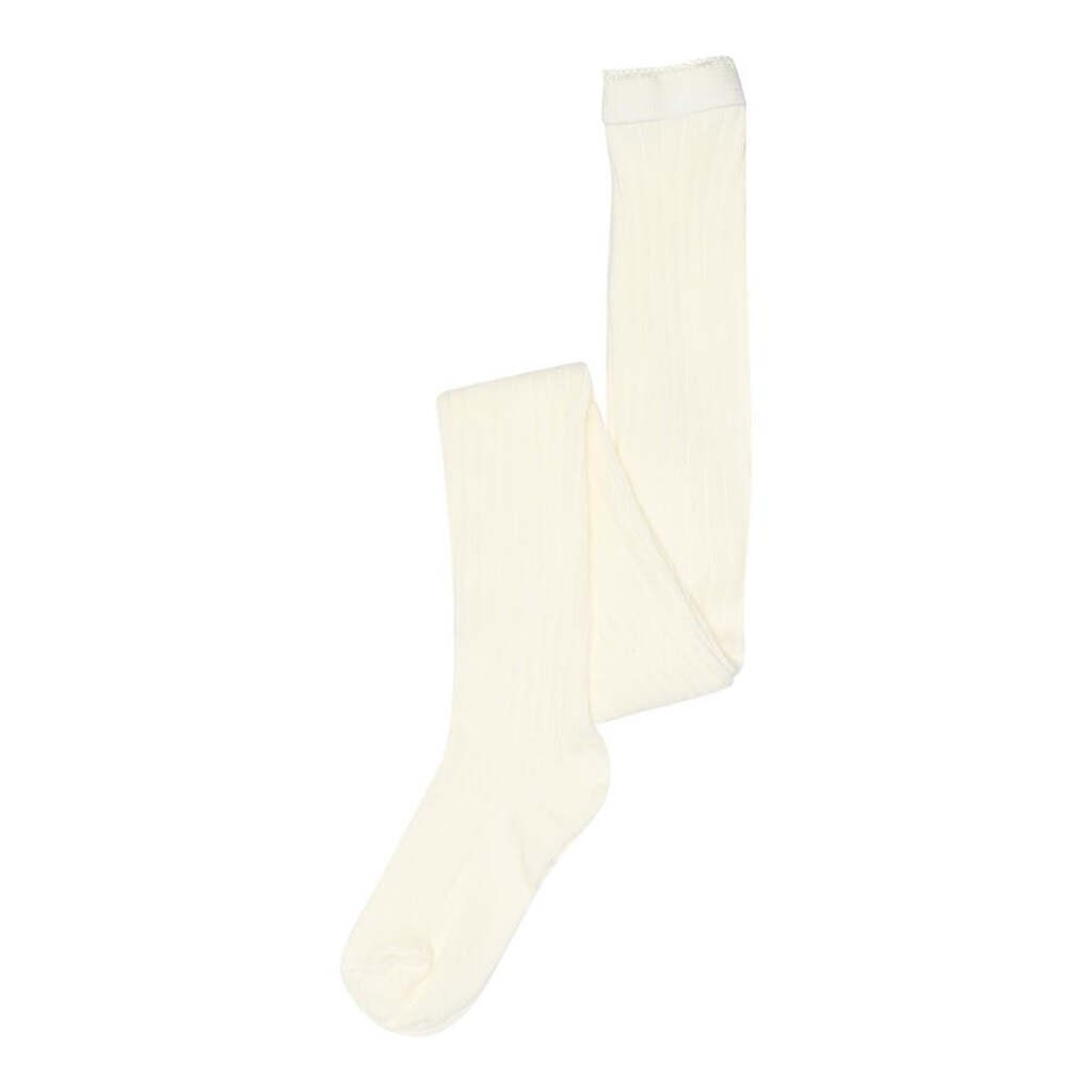 Bomuld Rib Strømpebukser, Snow White, MP Denmark