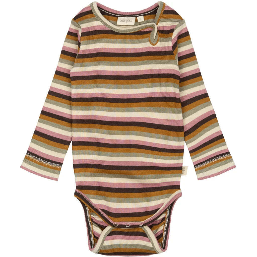 Body Modal Multi Stripe, Nostalgic Rose, Petit Piao