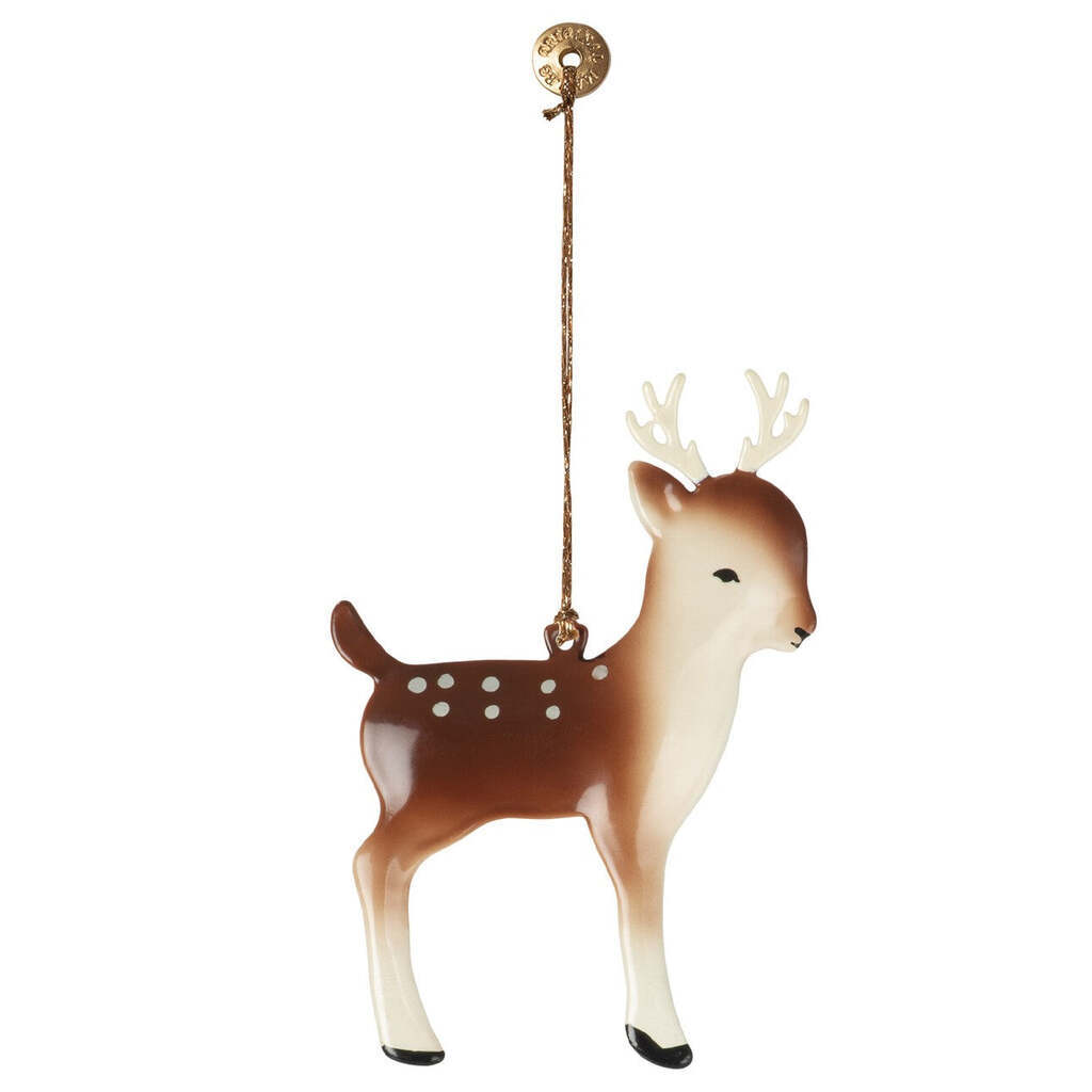 Bambi i Metal, Lys Pels, Julepynt 2023, Maileg