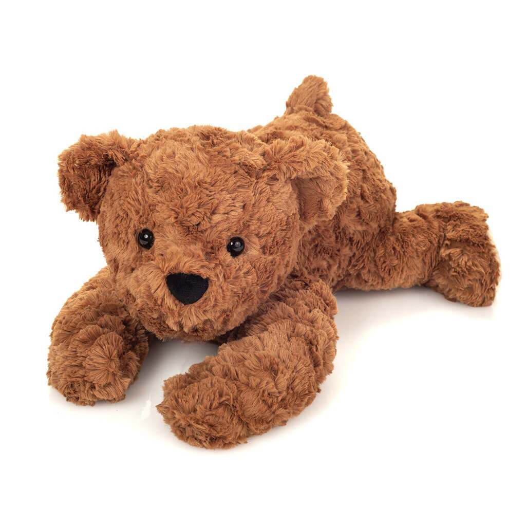 Liggende bamse brun, 40 cm, Teddy Hermann