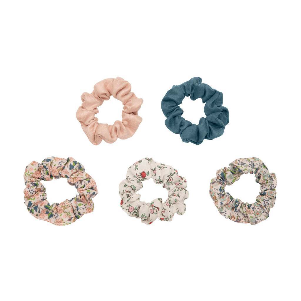 5 Scrunchies - Floral Florence, Mimi & Lula
