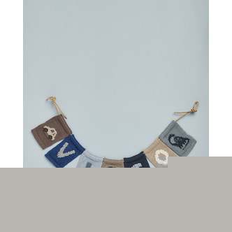 Flag med Figurer til Flagranke, Flere Farver, Smallstuff