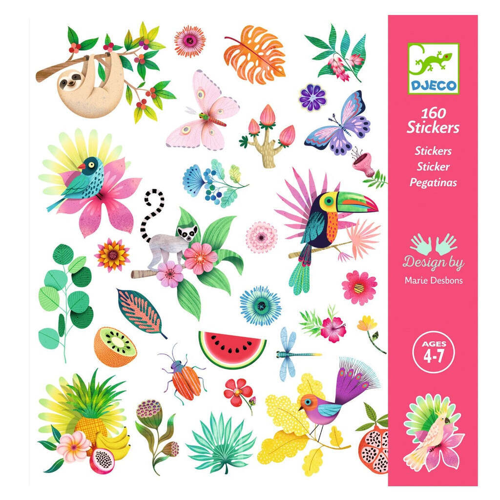 Klistermærker, Paradiset, Djeco