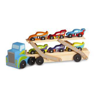 Stor Transporter med 6 Racerbiler, Melissa & Doug
