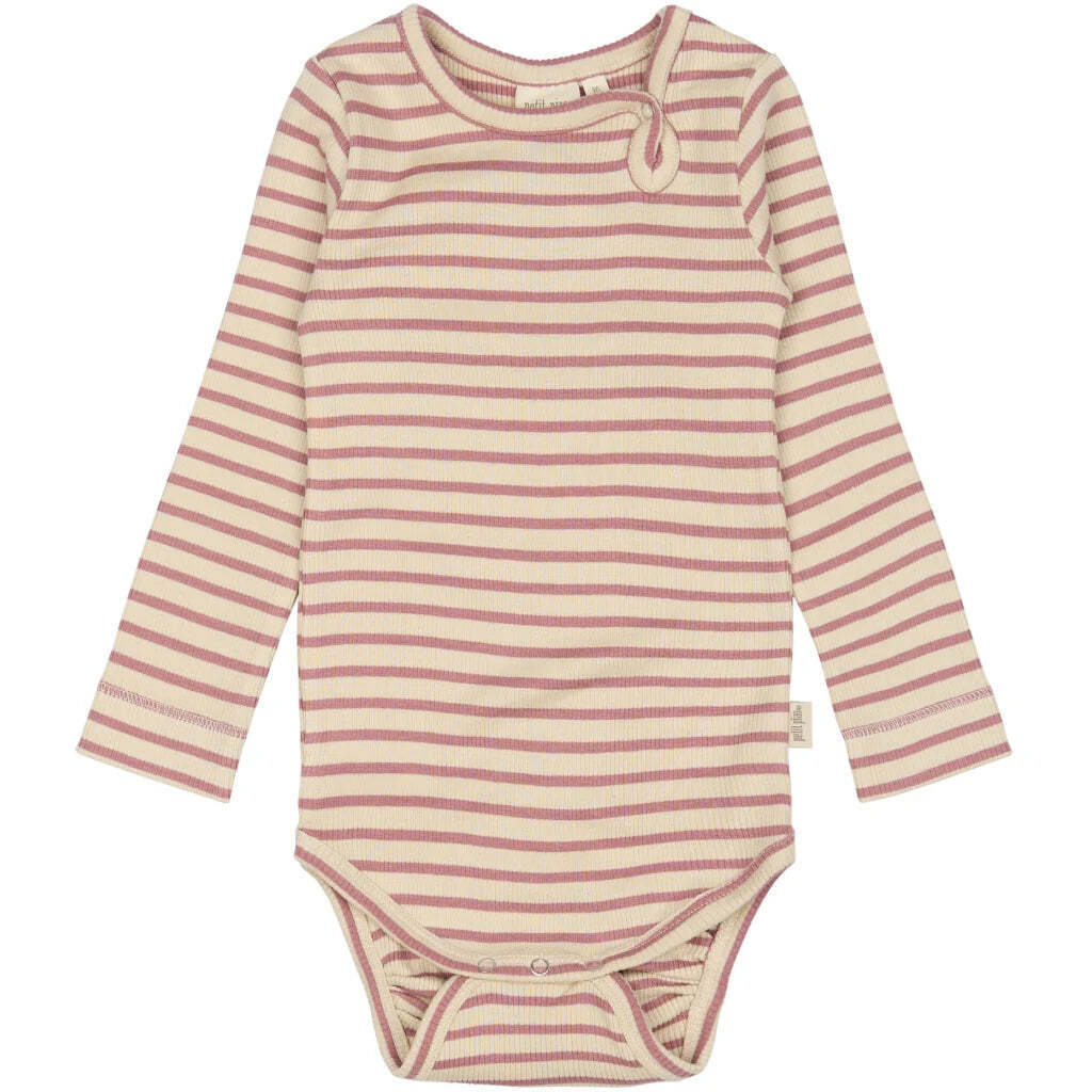 Body Modal Stripe, Nostalgia Rose/Off White, Petit Piao