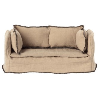 Miniature Sofa, Hør, Maileg