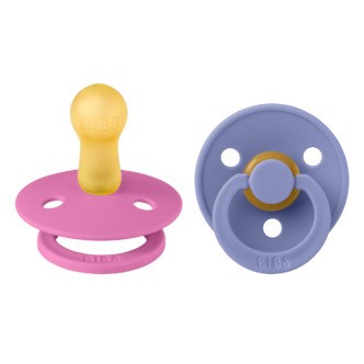 BIBS Sut, 2, Bubblegum/Peri, 2-pak, 6-18 mdr.