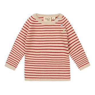 Flye Sweater, Ruby Red/Cloud, Flöss