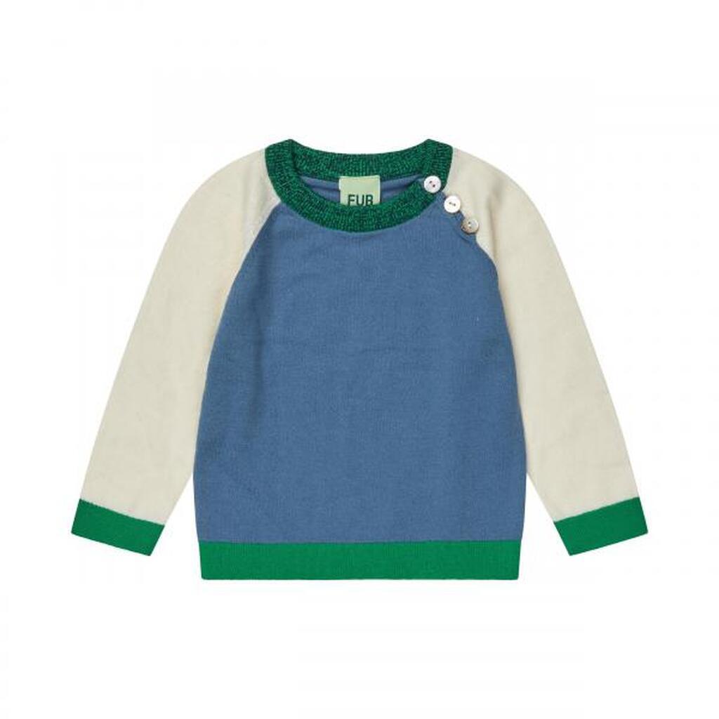 Baby Bluse, Washed Indigo, FUB