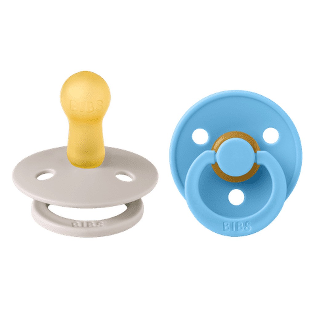 BIBS Sut, 2, Mushroom/Breeze, 2-pak, 6-18 mdr.