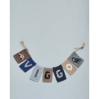 Flag med Figurer til Flagranke, Flere Farver, Smallstuff