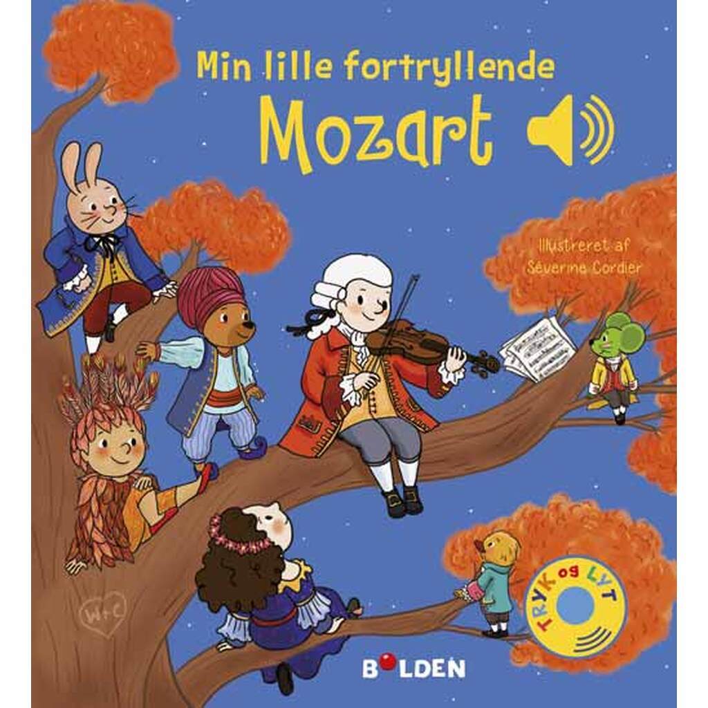 Min Lille Fortryllende Mozart, En Bog med Lyd, Forlaget Bolden