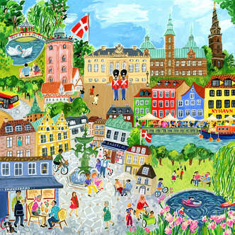 København, Puslespil med 1000 Brikker, Eeboo