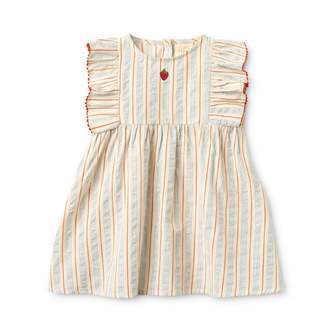 Robin Kjole, Blue-Tangerine Stripe, Flöss