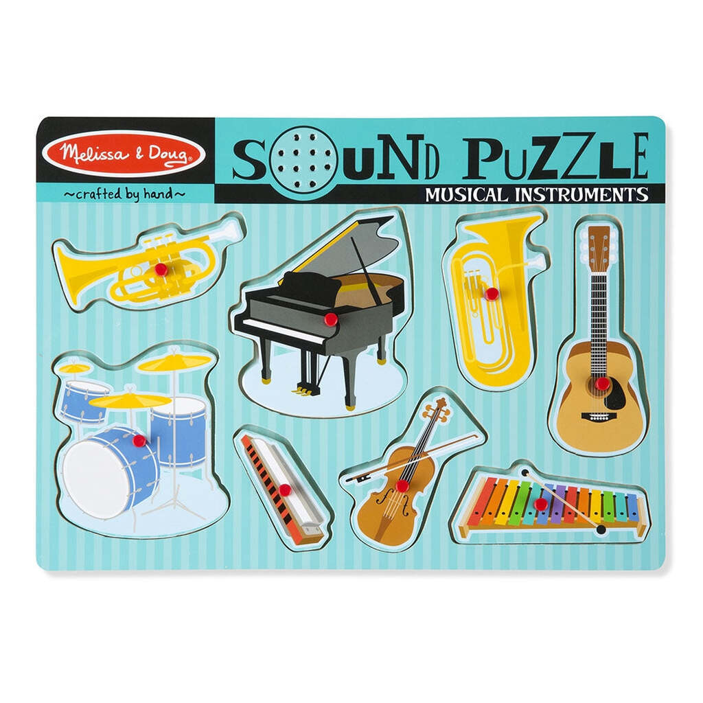 Lydpuslespil, Musikinstrumenter, Melissa & Doug