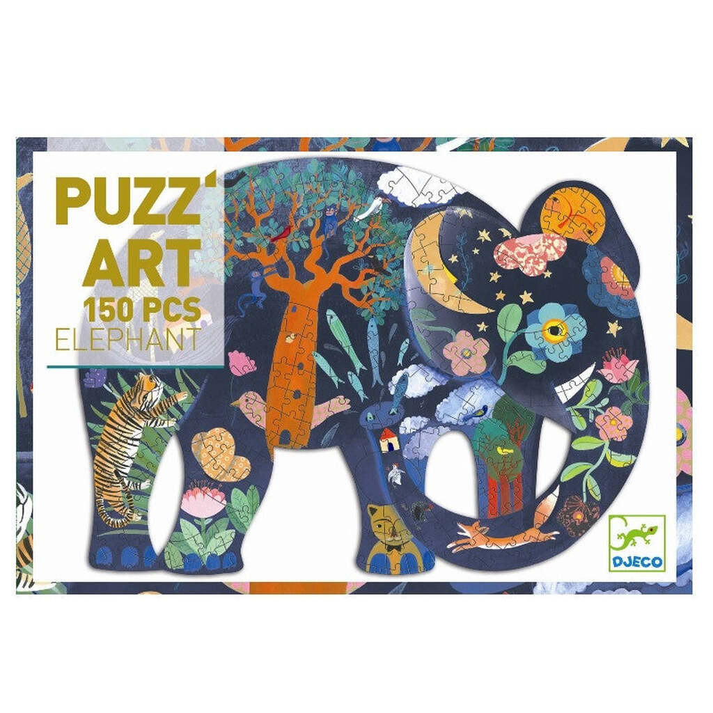 Puzz´Art Elefant, 150 brikker, Djeco