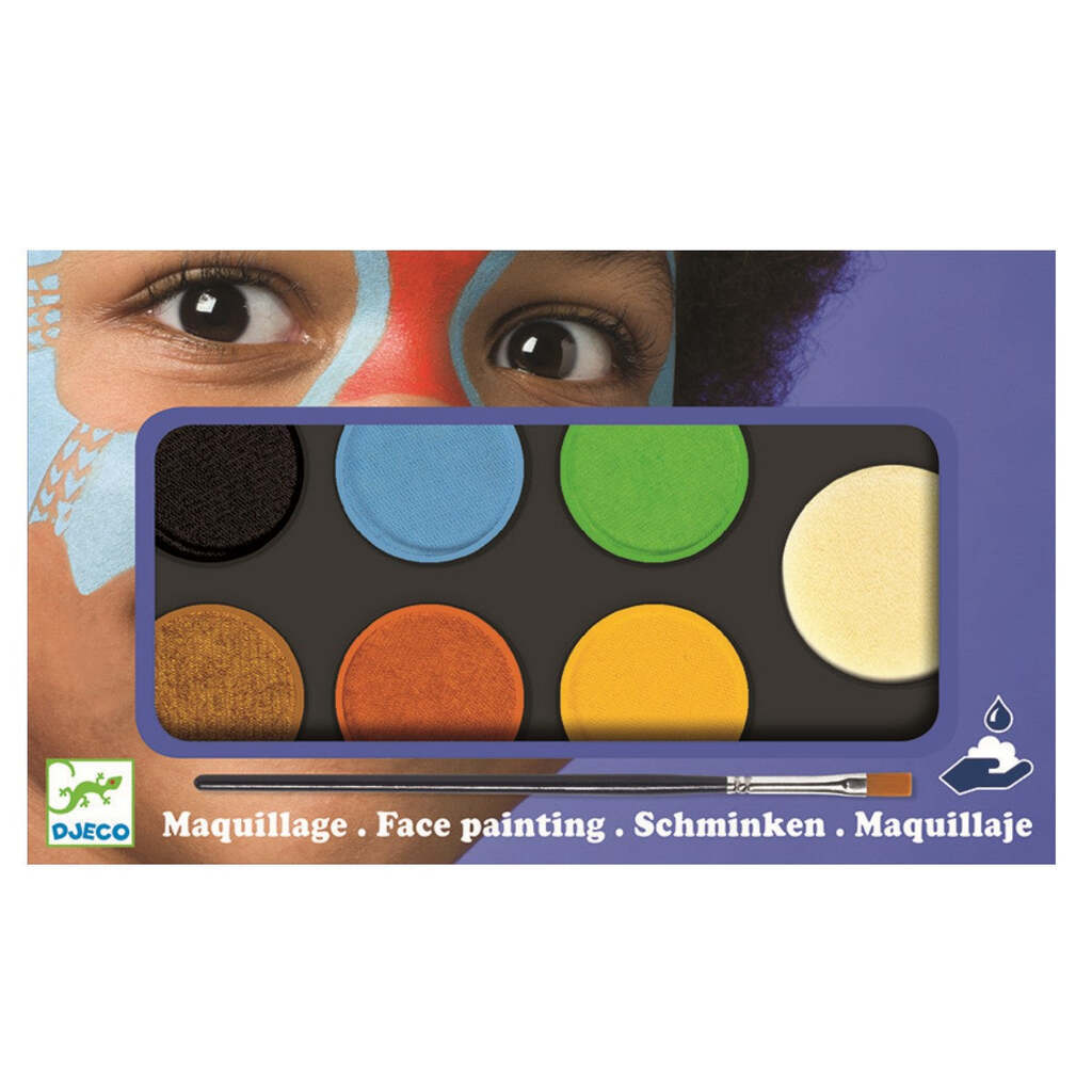 Ansigtsmaling 6 Farver, Natur, Djeco