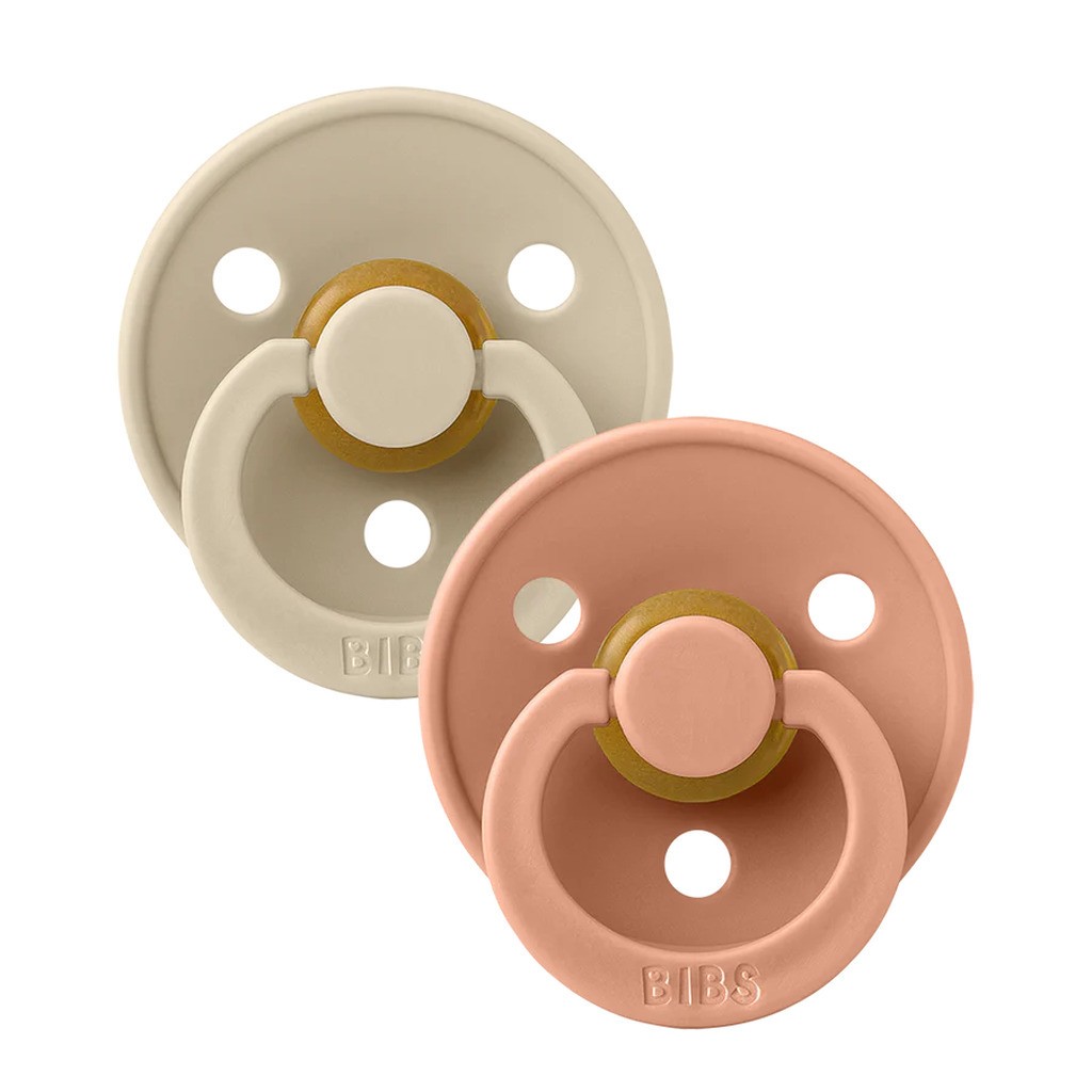 BIBS Sut str. 2, Vanilla/Peach, 2-pak, 6-18 mdr.