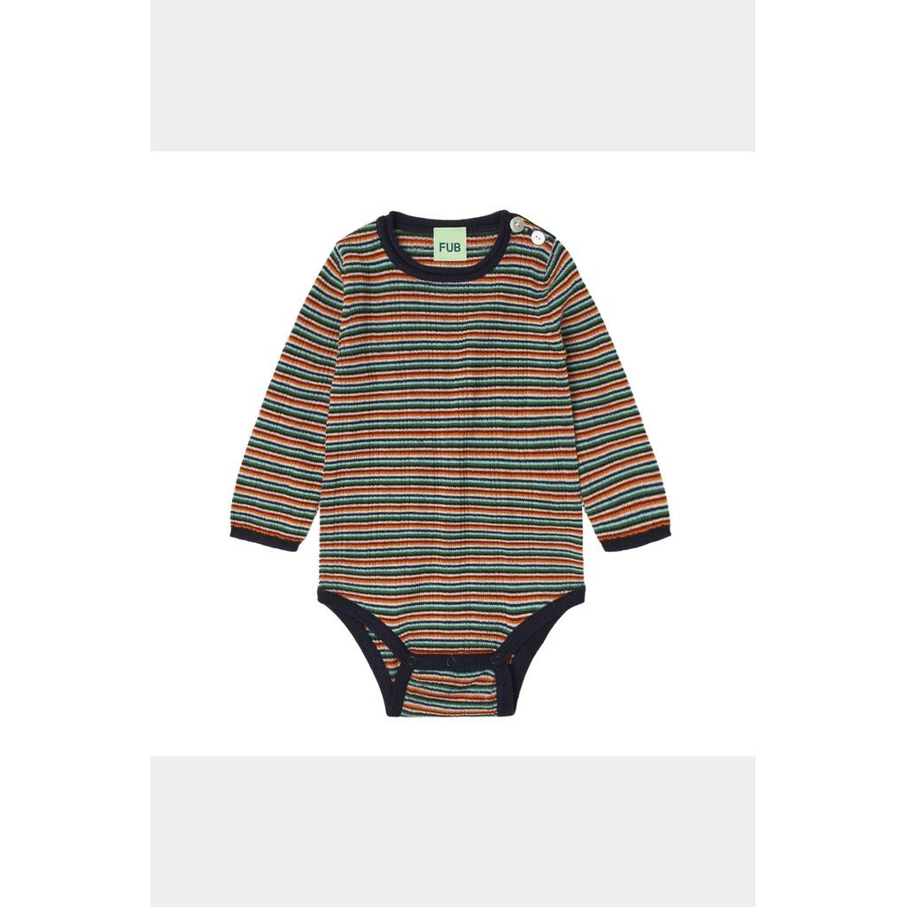 Baby Rib Body, Multi Stripe, FUB