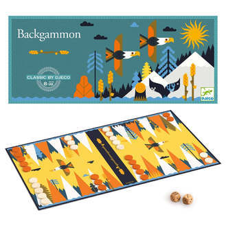 Backgammon, Klassisk Spil, Djeco