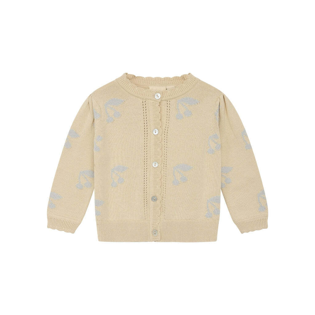 Harper Cardigan, Sea salt/Warm cotton, Flöss