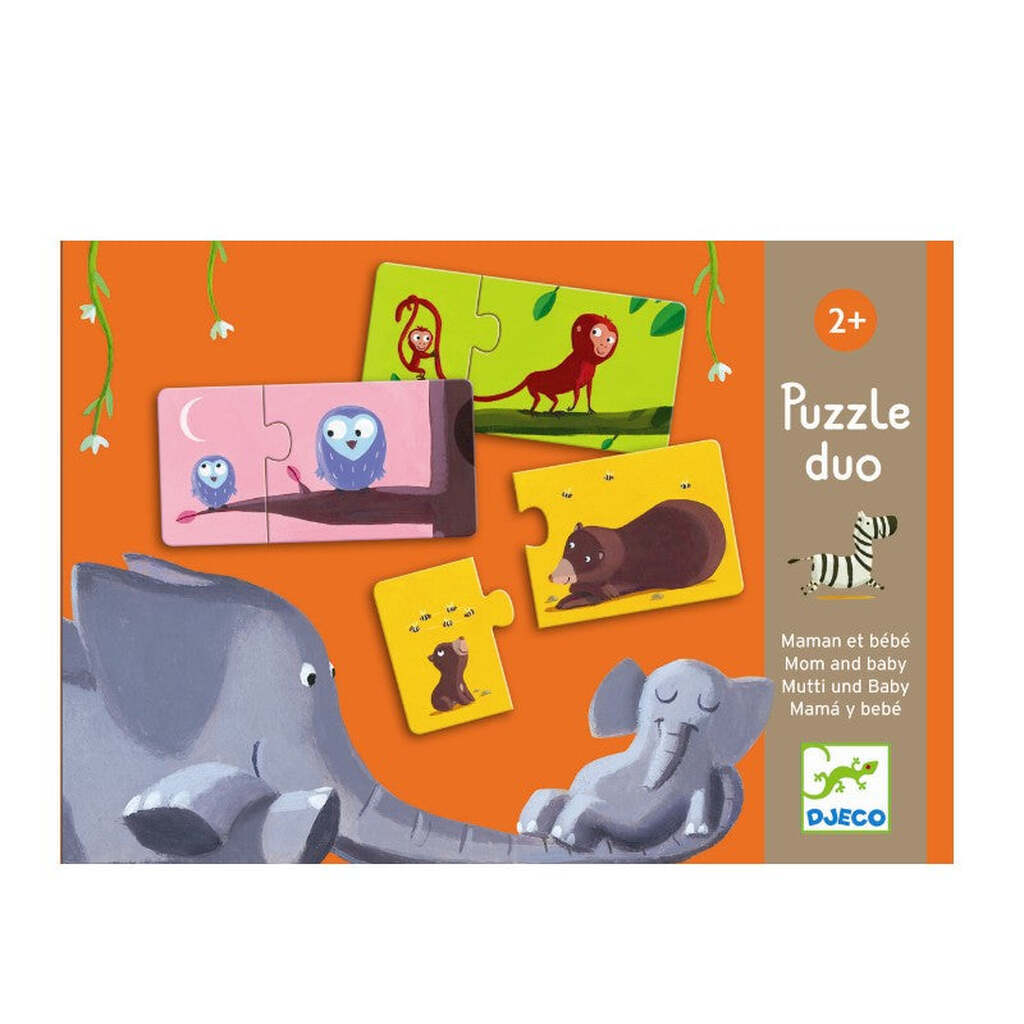 Puzzle Duo Mor og Barn, Djeco