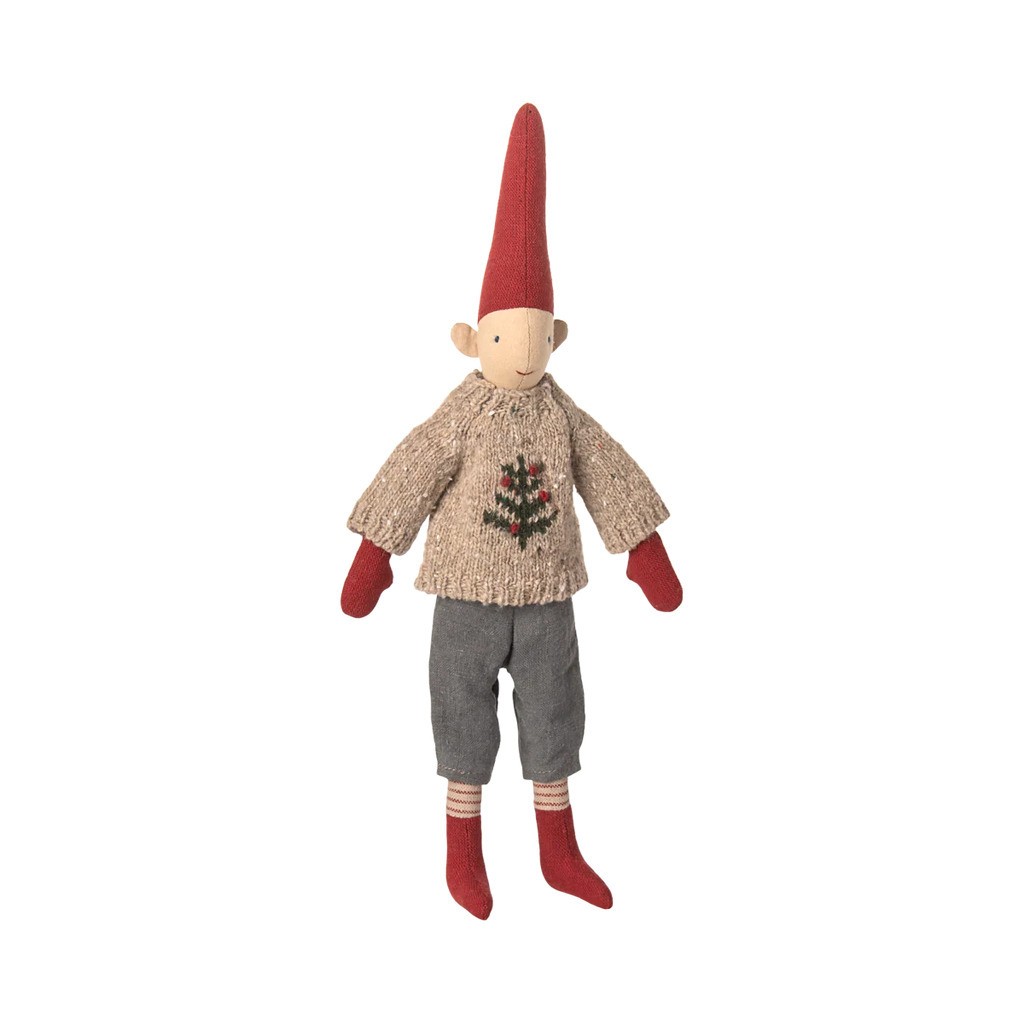 Nisse, str. 2 - Dreng - Strikket sweater, Maileg