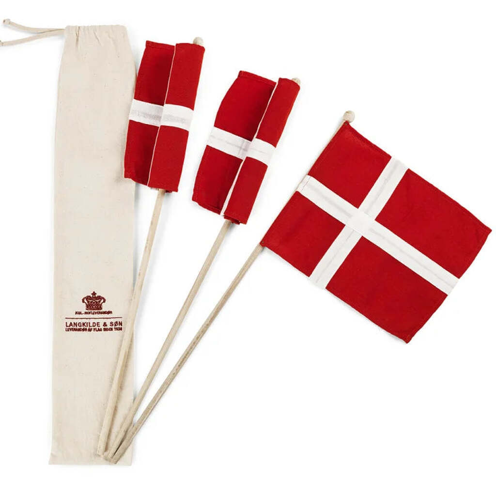 Stofflag på Pind, 1 stk. Langkilde & Søn