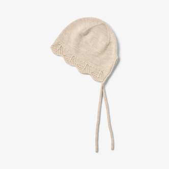 Baby hue, Offwhite, Merino Uld, Wheat